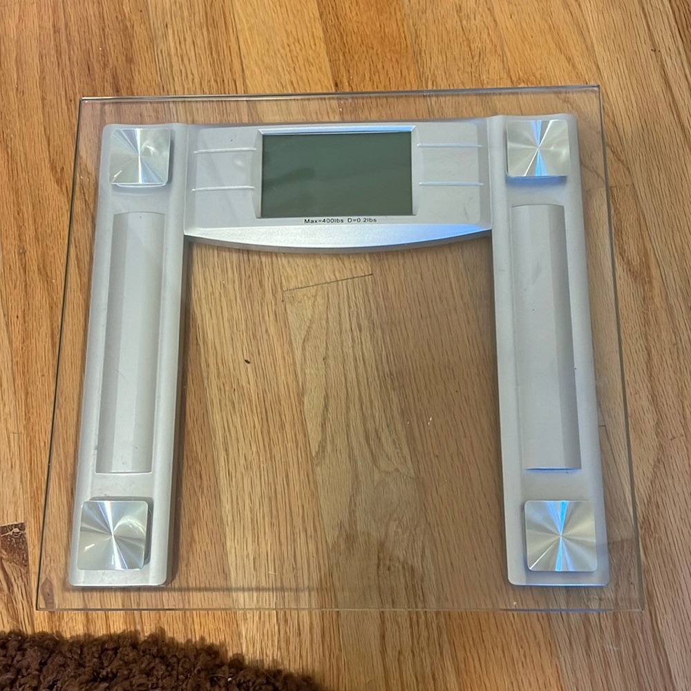 Digital glass bathroom scale - body weight